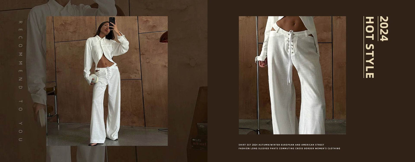 Clacive White Shorts Set - P12 Hub Europe