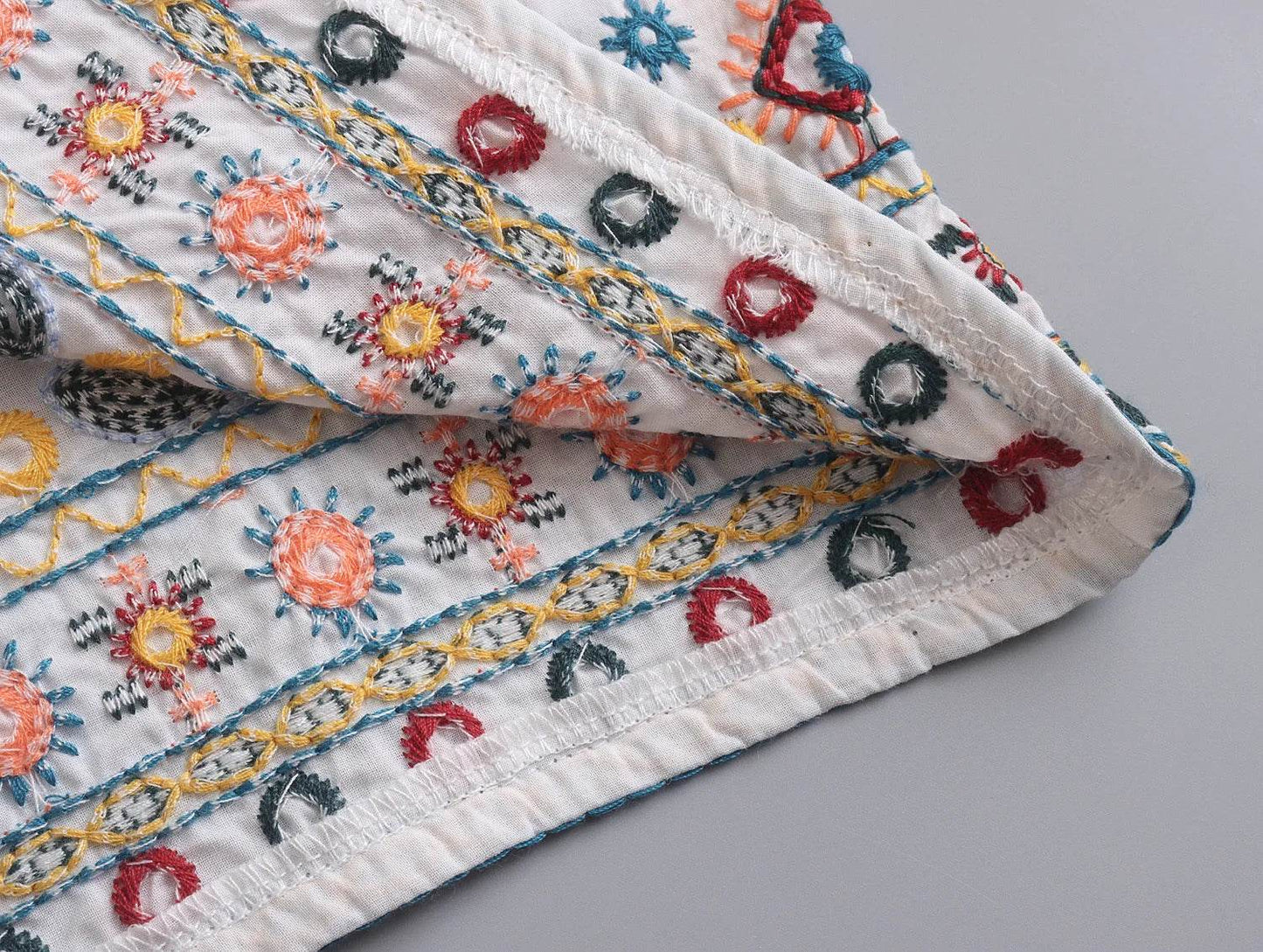 Ethnic Embroidered Top Skirt Set - P12 Hub Europe