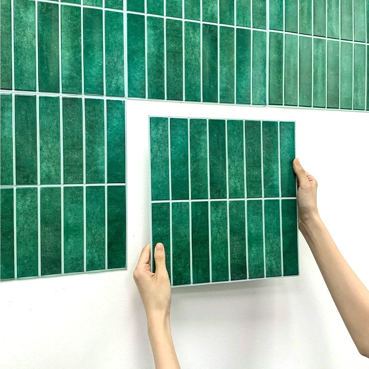 3D Wall Sticker Self-adhesive 3D Wall Panel Peel and Stick Tile Backsplash for Kitchen Waterproof Tile Sticker - P12 Hub Europe