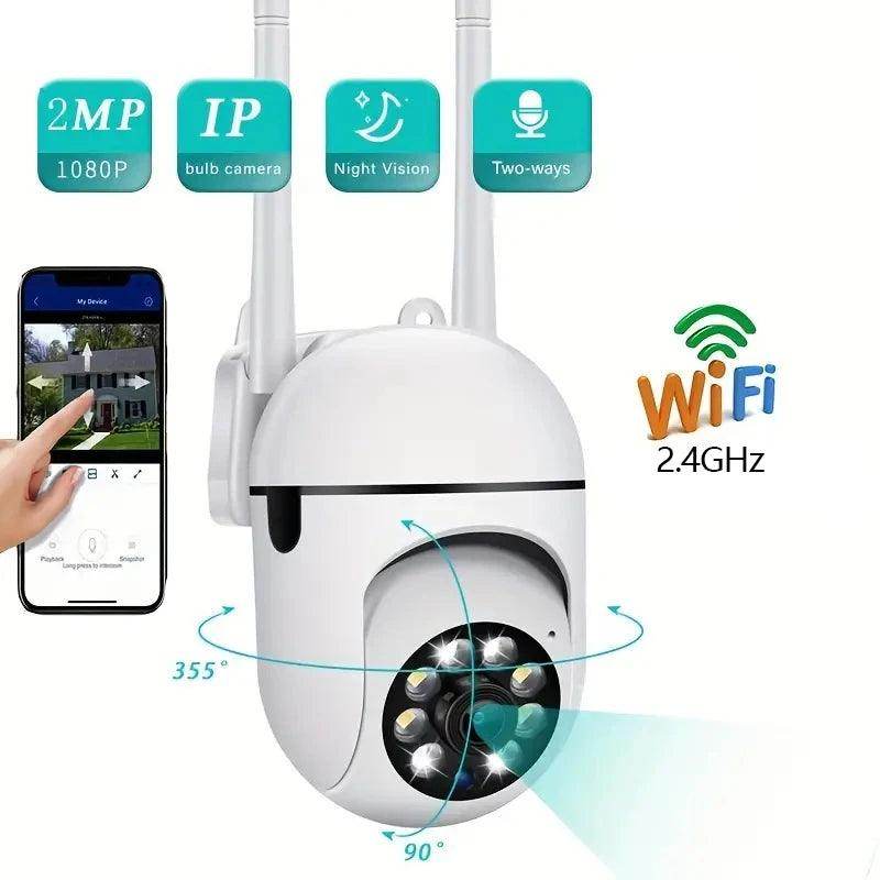 Outdoor WiFi Mini Camera 1080P AI Track, 2-Way Audio - P12 Hub Europe