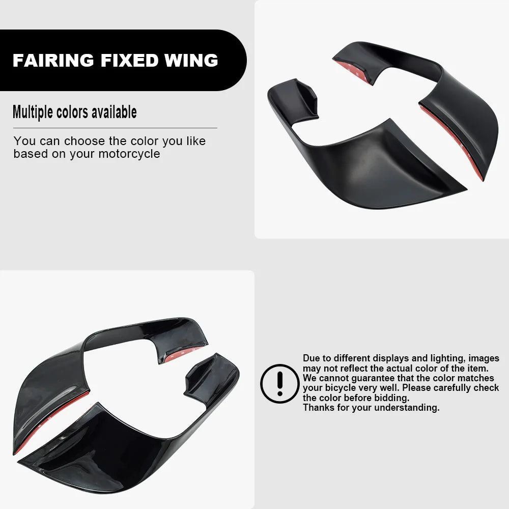 Motorcycle fixed wing cover, For Yamaha YZF-R7 YZFR7 2021 2022 2023 aerodynamic frame, YZF R7 new wing air guide spoiler aileron