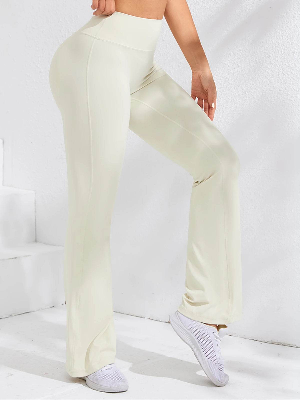 Women's High-Waist Flare Leggings - P12 Hub Europe