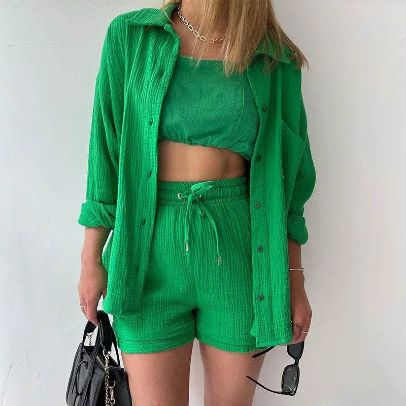 Women Summer Shorts Set - P12 Hub Europe