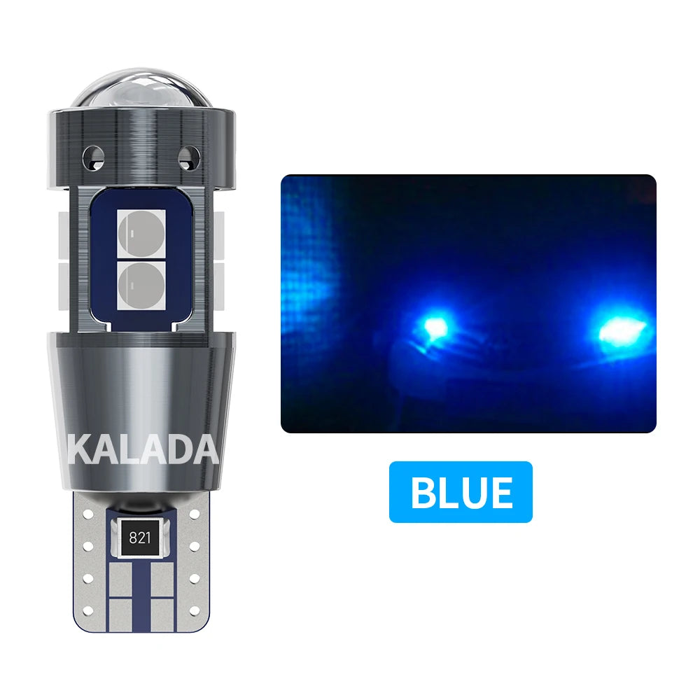 2x High Quality W5W T10 LED CANBUS No Error 5W5 12V 3030 SMD Super Bright Car Interior Side Light Marker Parking Bulb Auto Bulbs