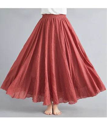 Mori Girl Cotton Linen Skirt - P12 Hub Europe