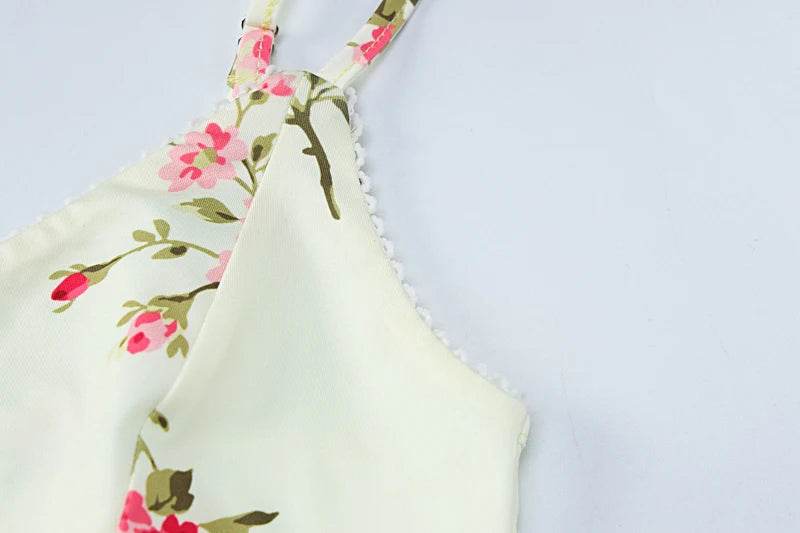 Dulzura Y2K Floral Backless Maxi Dress - P12 Hub Europe