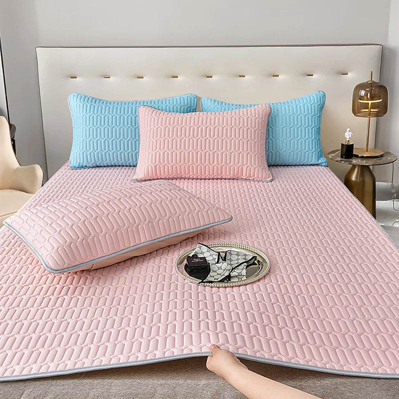 Queen Cooling Mattress Topper Summer Mattress Pad for Hot Sleepers and Night Sweats Instant Cooling Mattress Cover - P12 Hub Europe