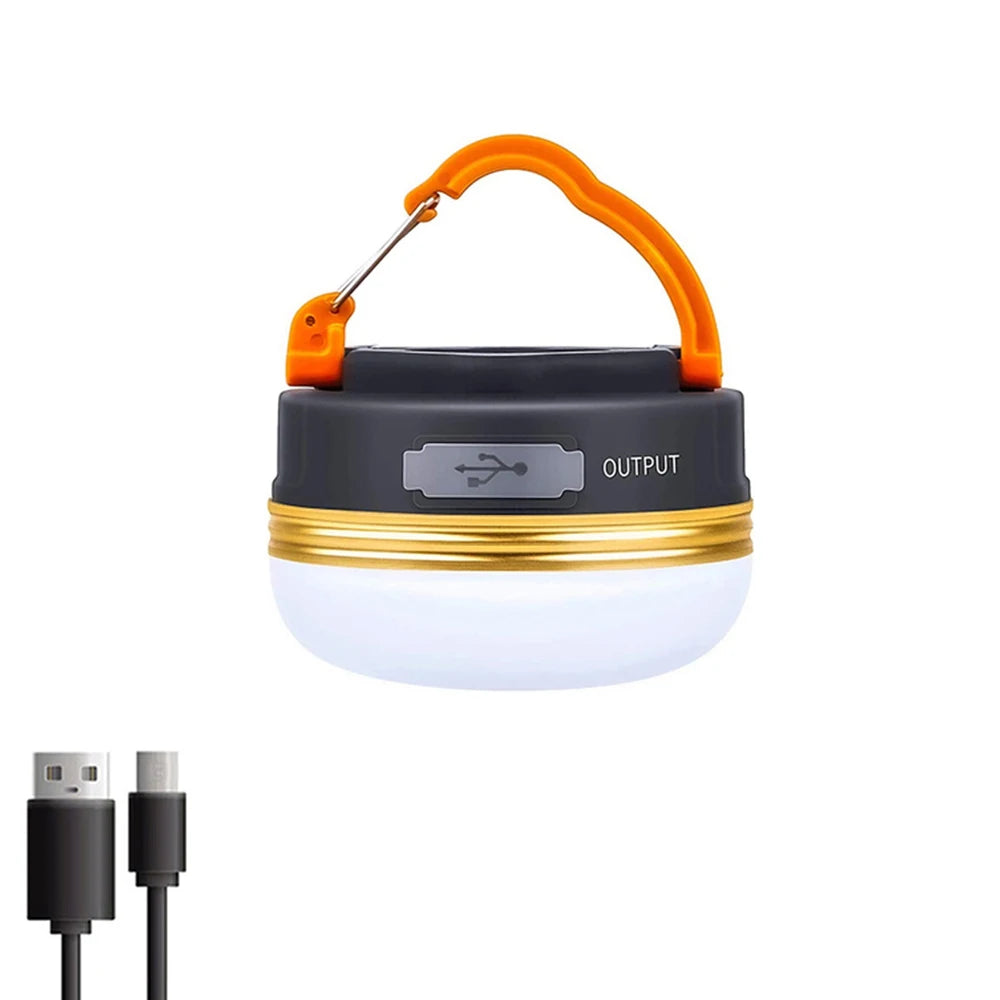 10W COB+LED Camping Lantern 3 Lighting Modes Rechargeable Flashlight Portable Tents Lamp Outdoor Hiking Fishing Hanging Light