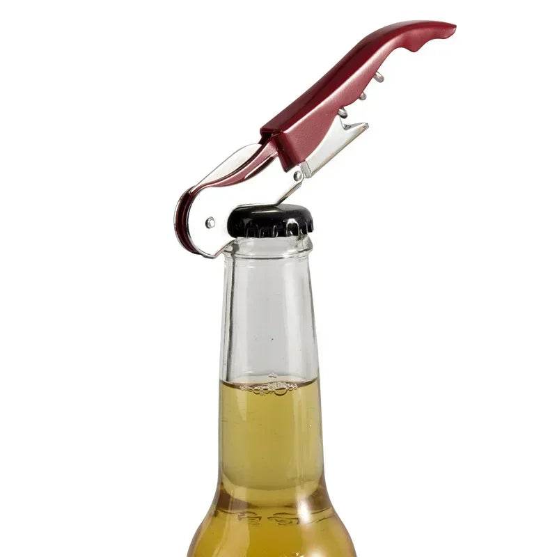 Double Fulcrum Hippocampus Wine Corkscrew Multi-Purpose Stainless Steel Beer Corkscrew Wine Gift - P12 Hub Europe