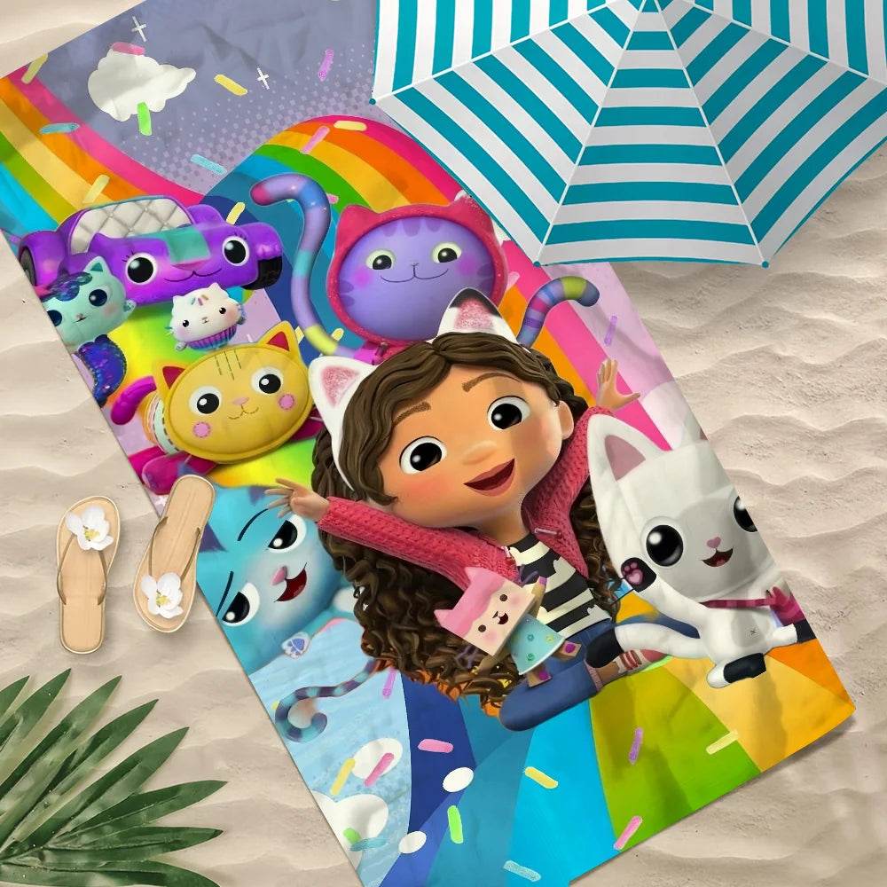 Towel Beach Quick Dry Cute G-Gabbys Pool Camping Towels Travel Dollhouse Soft Gift Cartoon Gym Shower Sports - P12 Hub Europe
