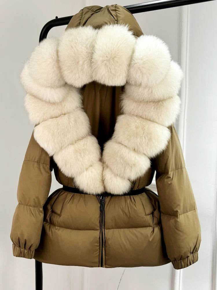 Fox Fur Down Puffer Parka - P12 Hub Europe