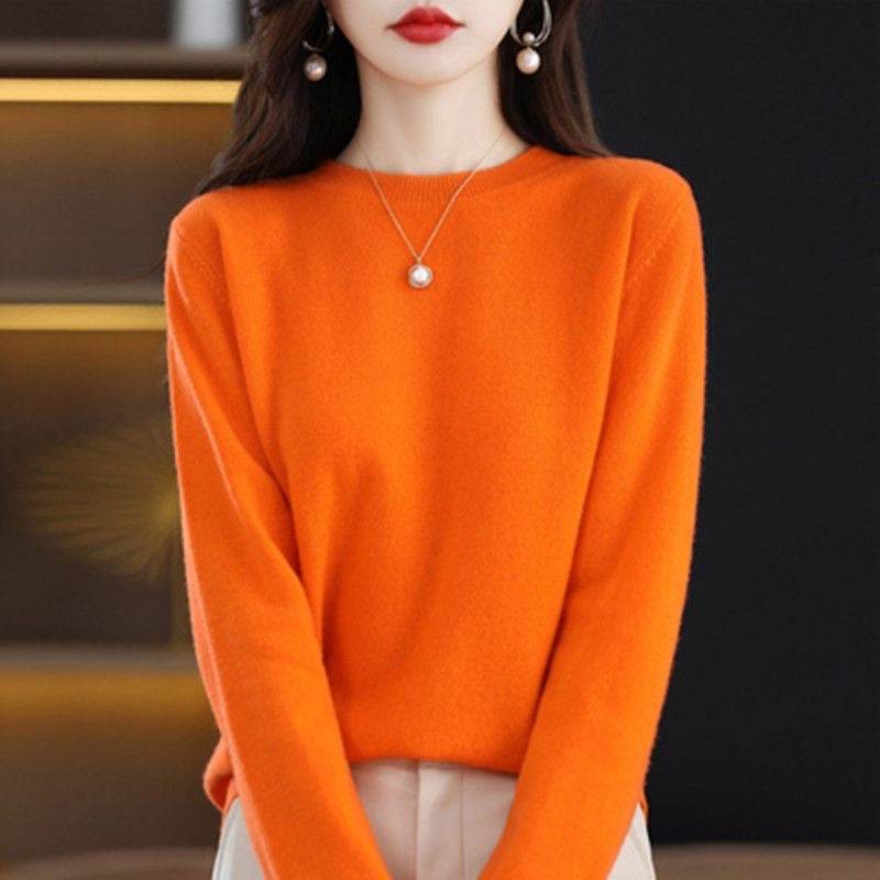 Women's Basic O-Neck Sweater - P12 Hub Europe