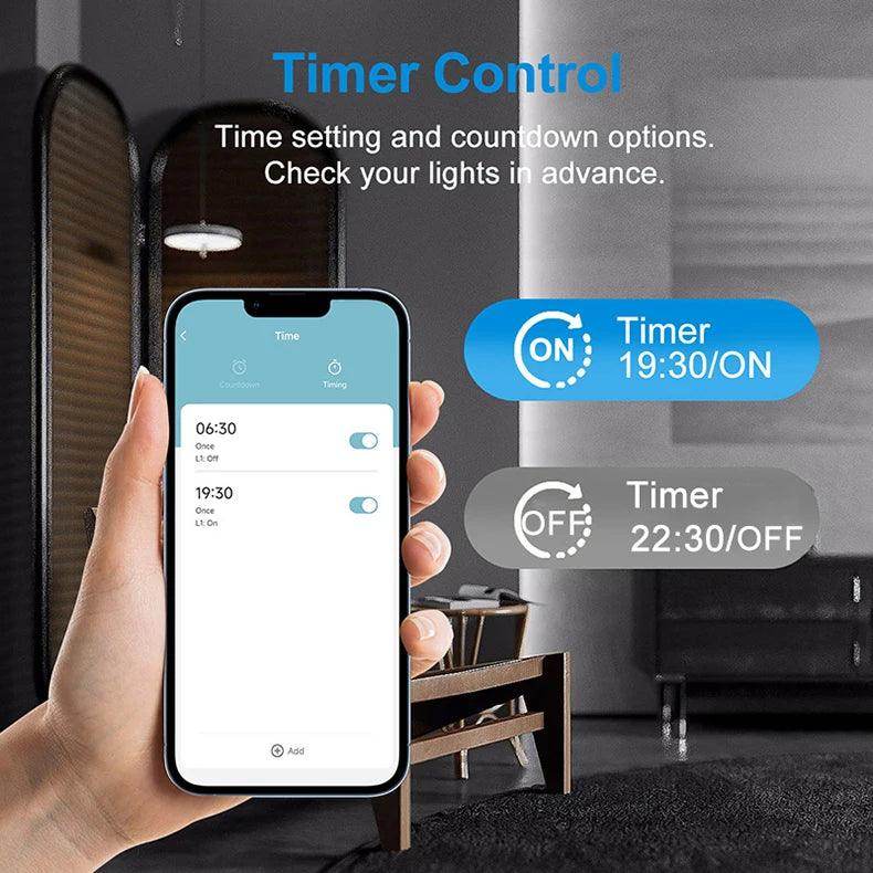 WiFi Smart Switch Temp Time 1-3 Gang - P12 Hub Europe
