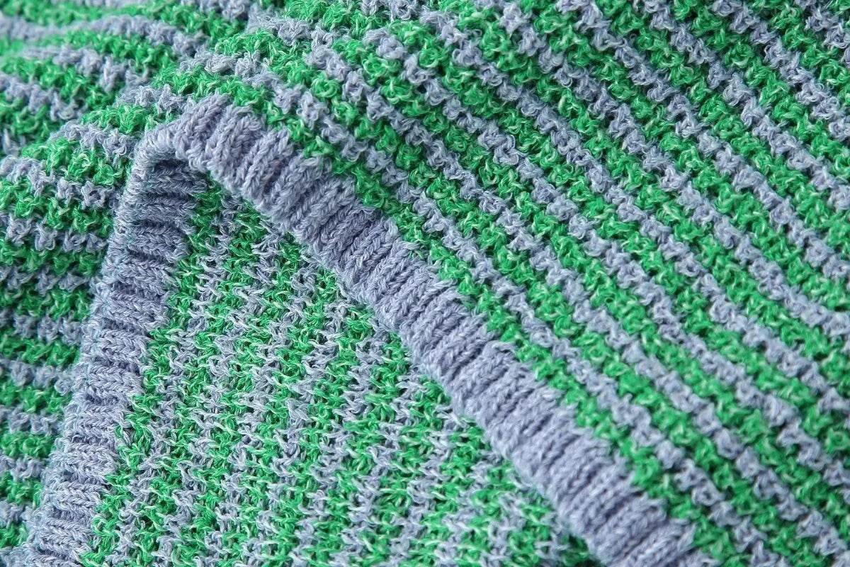 Summer Retro Knitted Shorts Set - P12 Hub Europe
