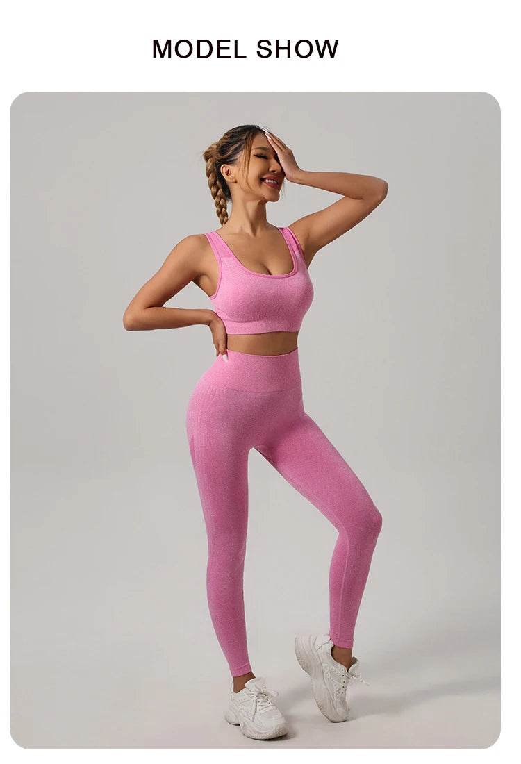 Mileegirl Seamless Gym Yoga Set - P12 Hub Europe