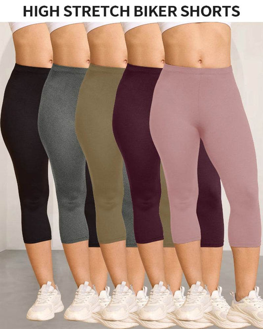 Women's 5-Pack Capri Leggings - P12 Hub Europe