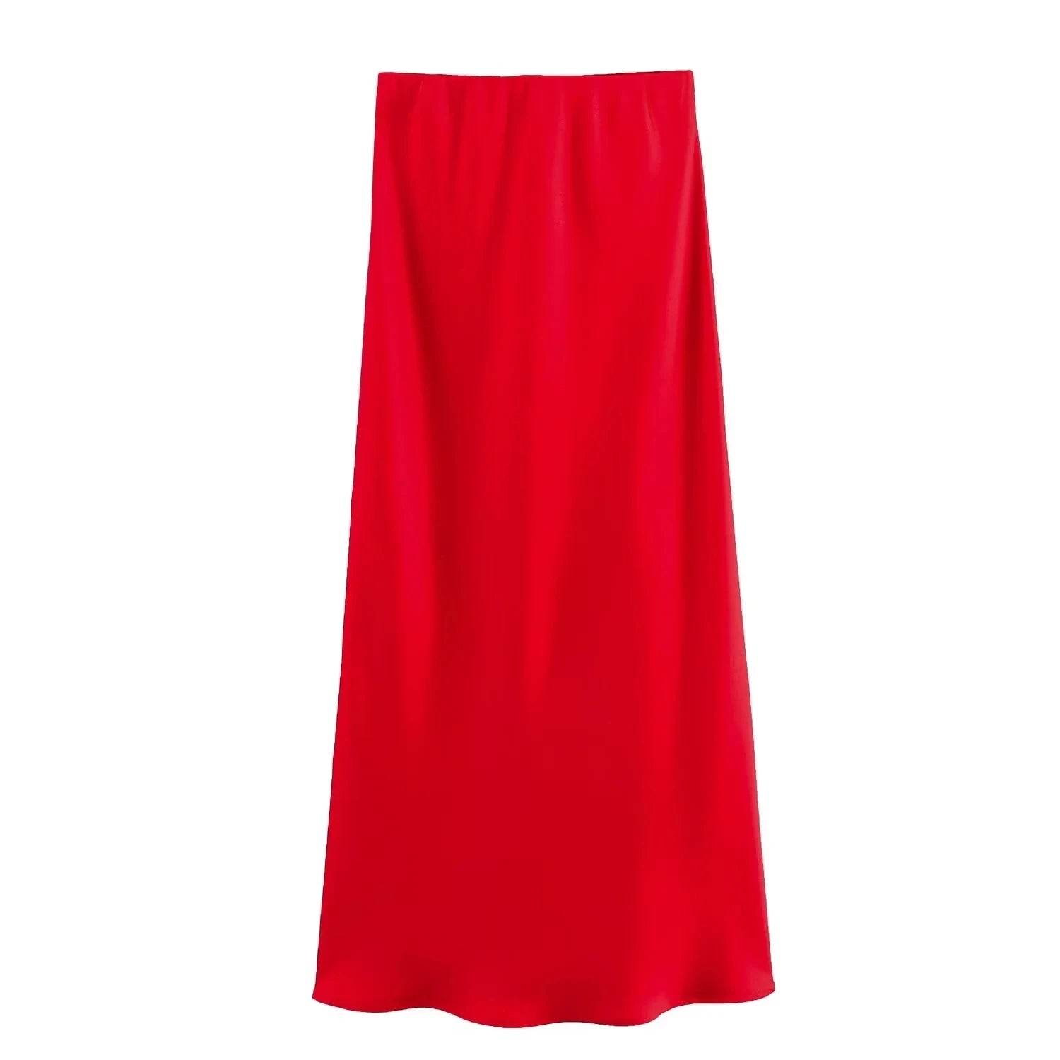 Women's Flowing Satin Midi - P12 Hub Europe