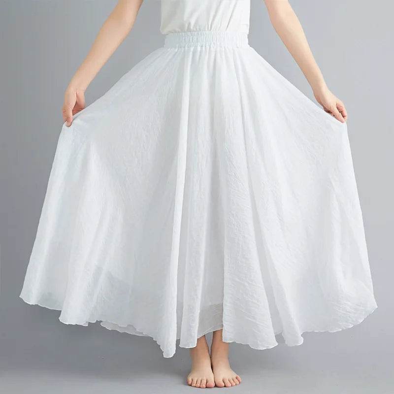 Mori Girl Cotton Linen Skirt - P12 Hub Europe