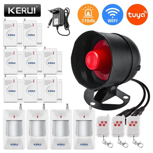 Alarm KERUI WiFi Smart 110dB - P12 Hub Europe