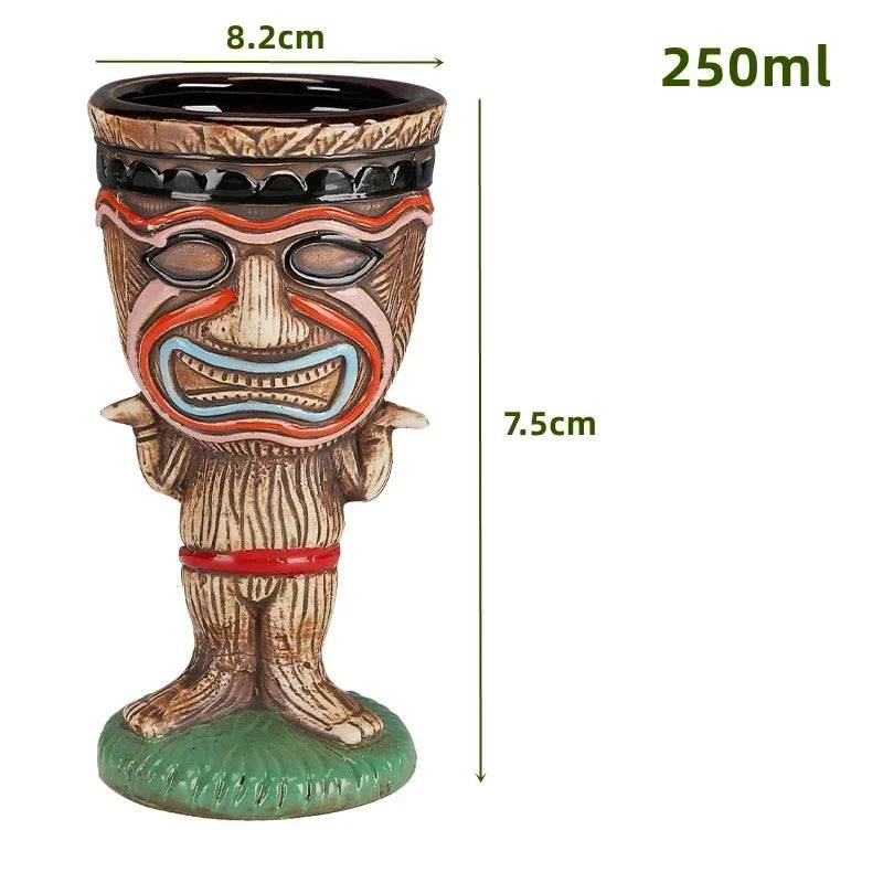 60 Types Ceramic Hawaii Tiki Mugs Creative Cocktail Glasses Beer Glass Martini Glasses Wine Glass Funny Cup Gift for Men - P12 Hub Europe