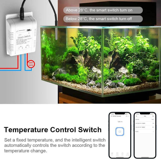 WiFi Temperature Switch Works with Alexa 16A - P12 Hub Europe