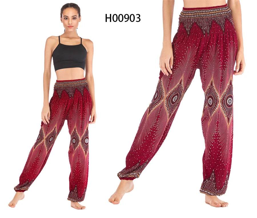 Boho Hippie Harem Yoga Pants - P12 Hub Europe