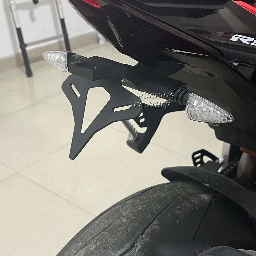 For Aprilia RS660 RSV4 Tuono 660 V4 2021 2022 2023 Motorcycle Rear Short Tail Stock License Plate Holder Tailstock Frame Bracket