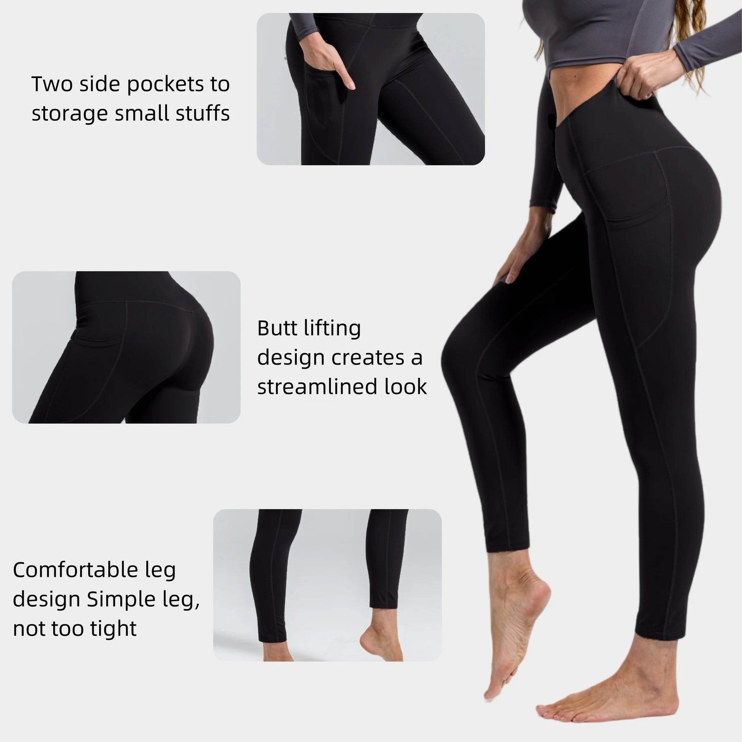 Women's Push-Up Yoga Leggings - P12 Hub Europe
