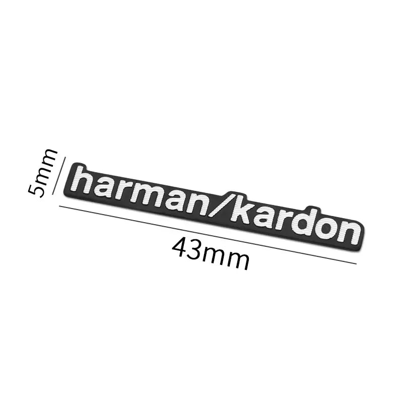 4pcs/8pcs high-quality Metal harman/kardon car Hi-Fi Speaker audio Speaker Badge stereo Emblem sticker Auto styling accessories