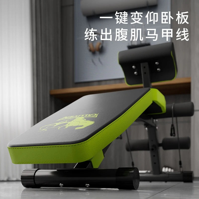 Multifunctional Fitness Chair Dumbbell Stool Bench Stool Household Sit-ups Assistive Fitness Equipment Folding Priest Stool