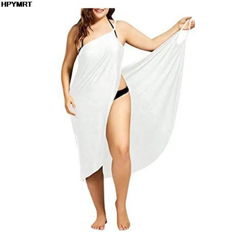 Strapless Beach Cover-Up Dress Backless Crossover - P12 Hub Europe