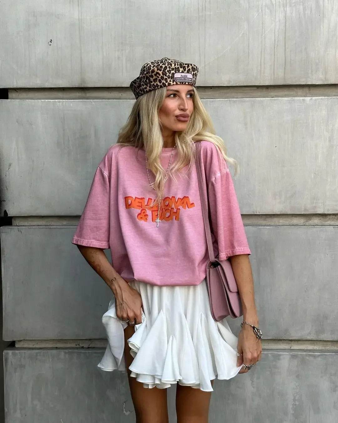 Women's White Ruffle Mini Skirt - P12 Hub Europe