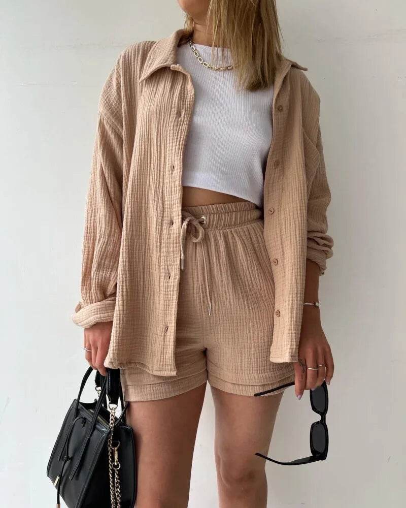 Women Summer Shorts Set - P12 Hub Europe