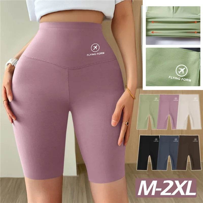 Women's High Waist Gym Shorts - P12 Hub Europe