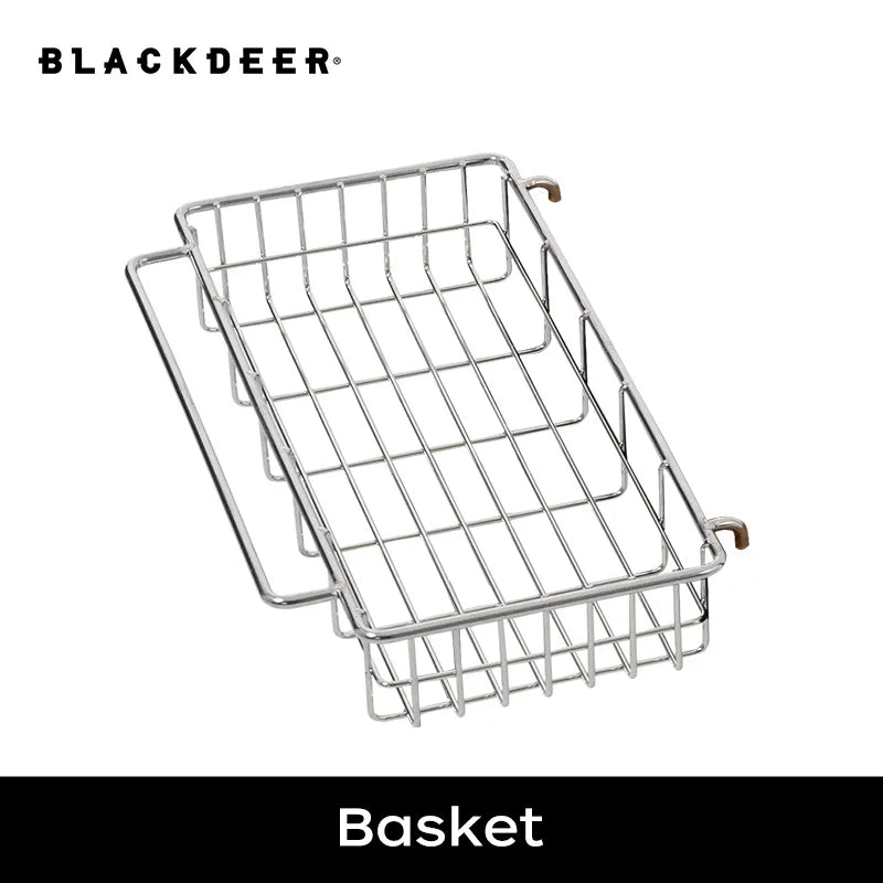 BLACKDEER Camping Folding Aluminum Alloy IGT Table Multifunctional Portable BBQ Grill Wood Table Outdoor Picnic Fishing
