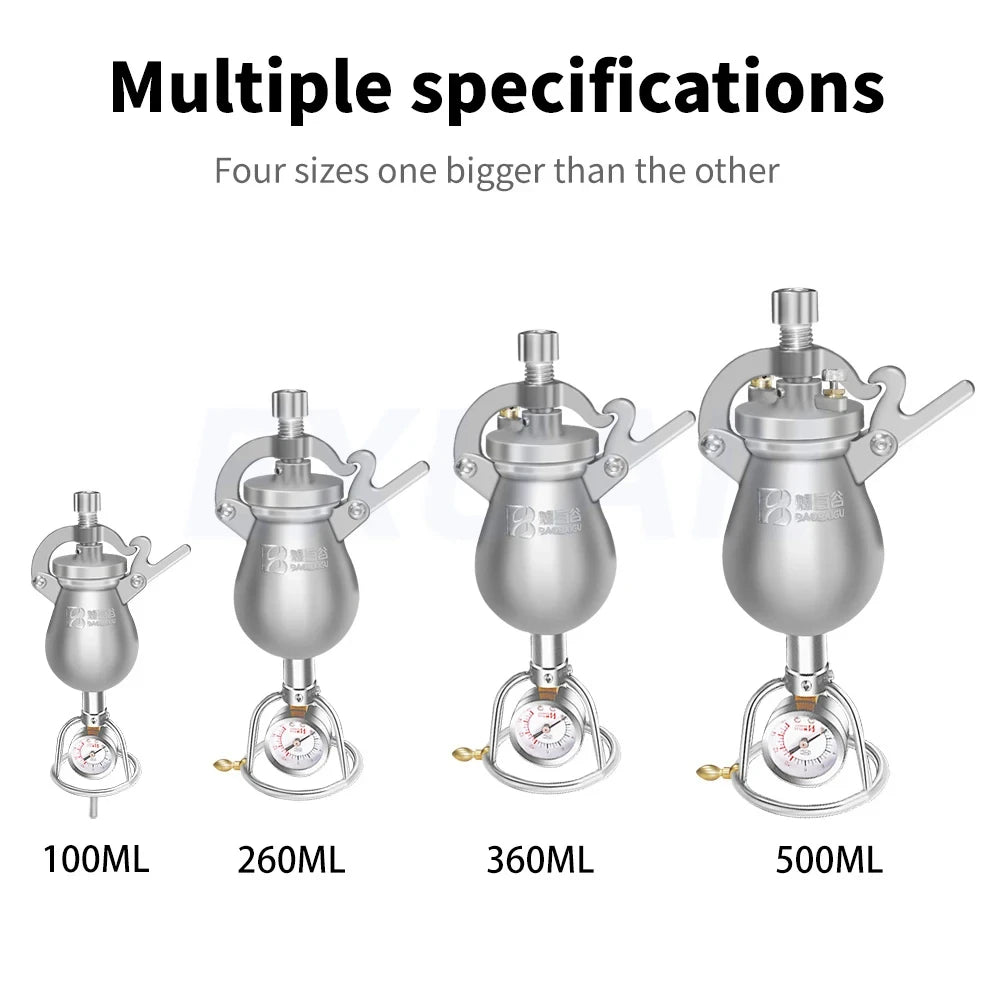 100ml/260ml/360ml Small Cooker Popcorn Machine Puffing Machine Corn Fry Machine Stainless Steel Grain Amplifier Popcorn Heater