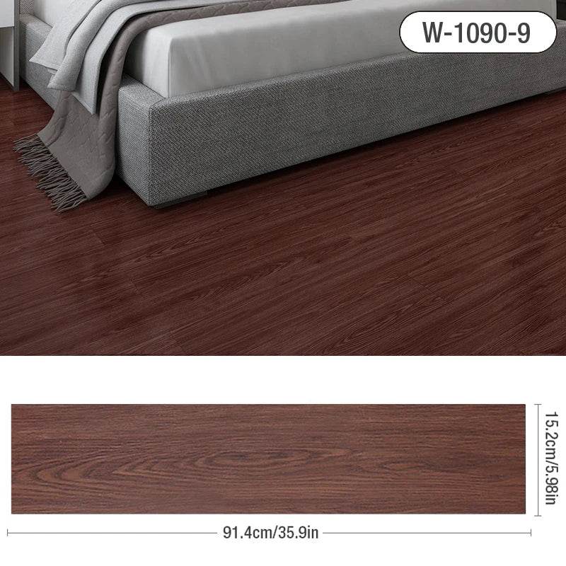 3D Self-Adhesive thick Wood Grain Floor sticker Wallpaper Modern Wall Sticker Waterproof Living Room Toilet Kitchen Home Decor - P12 Hub Europe