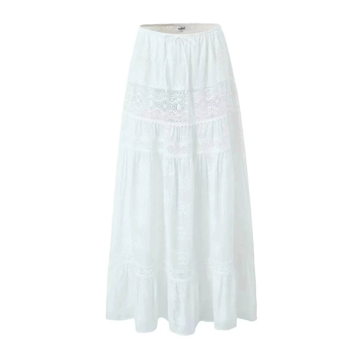 White Lace Beach Skirt Set - P12 Hub Europe