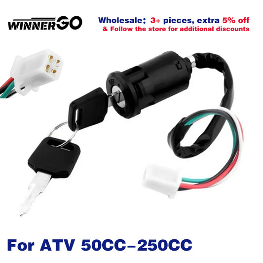For Honda For Yamaha For Kawasaki For Suzuki KTM Universal Motorcycle Ignition Switch Key ATV 50cc 70cc 90cc 110cc 150cc 250cc