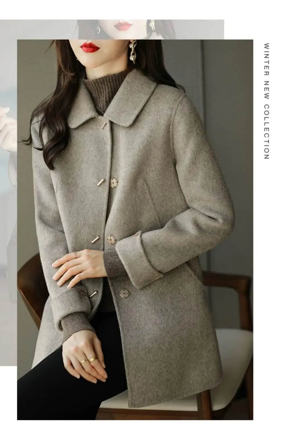 French Style Wool Coat - P12 Hub Europe