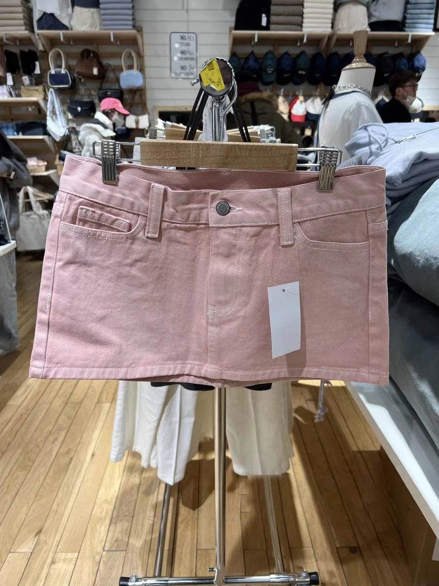 Women's Vintage Denim Mini Skirt - P12 Hub Europe