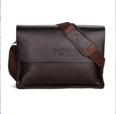 The leisure business single shoulder bag Polo vertical bag man trend inclined shoulder bag