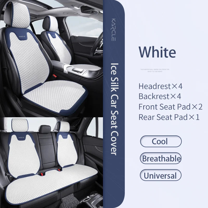 Universal Breathable Car Seat Covers Durable Car Seat Covers Full Set Sweat Absorption Auto Seat Cushion Pad Car Accessories