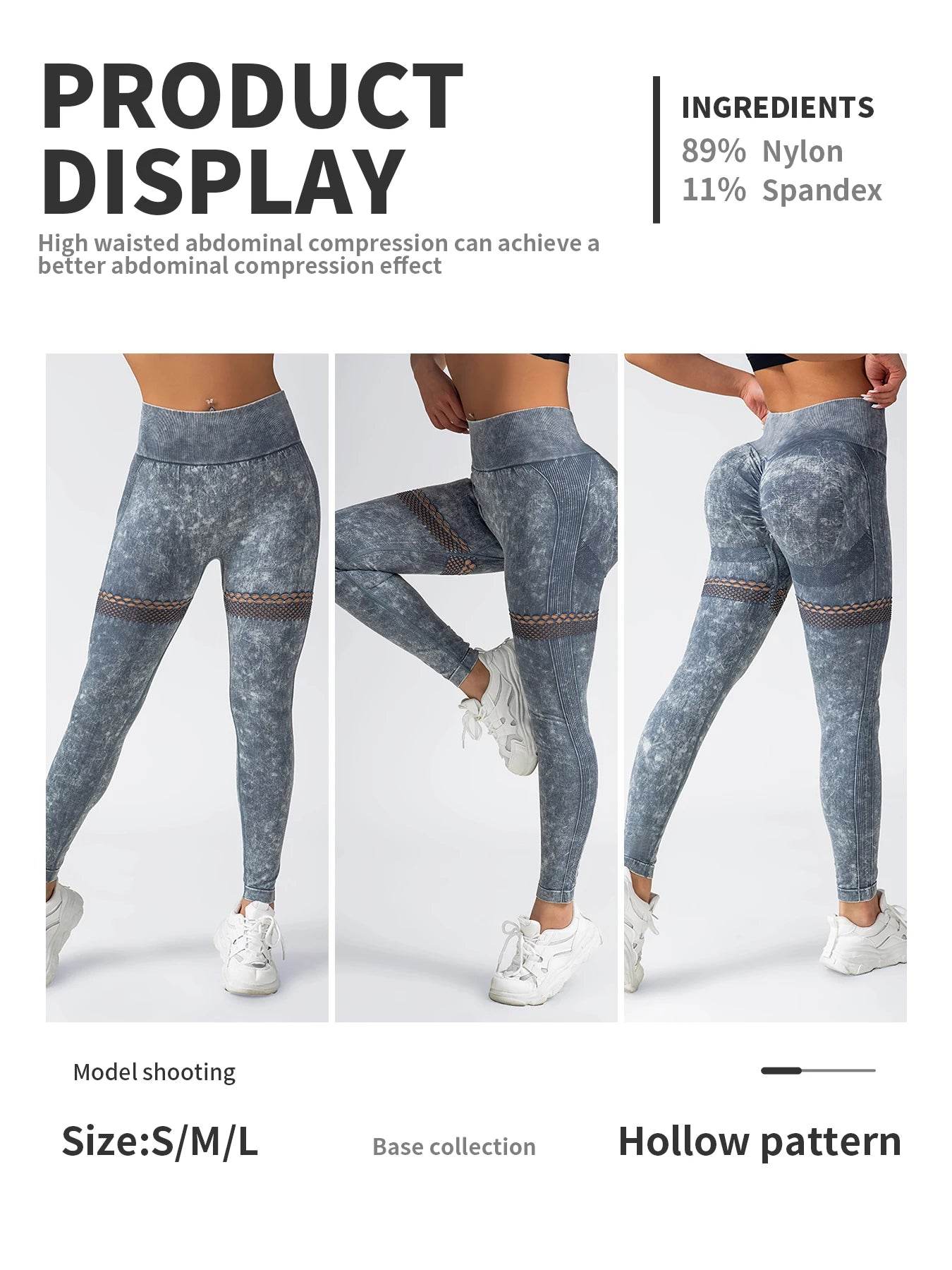 Women's Mesh Butt Lifting Leggings - P12 Hub Europe