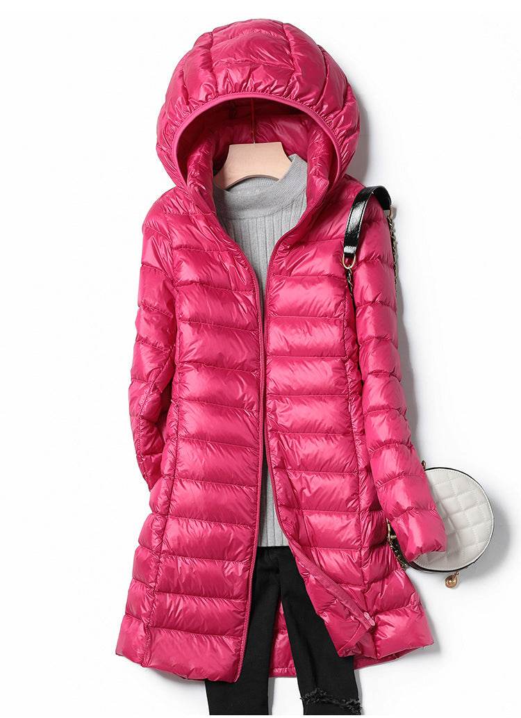 Korean Slim Hooded Down Parka - P12 Hub Europe