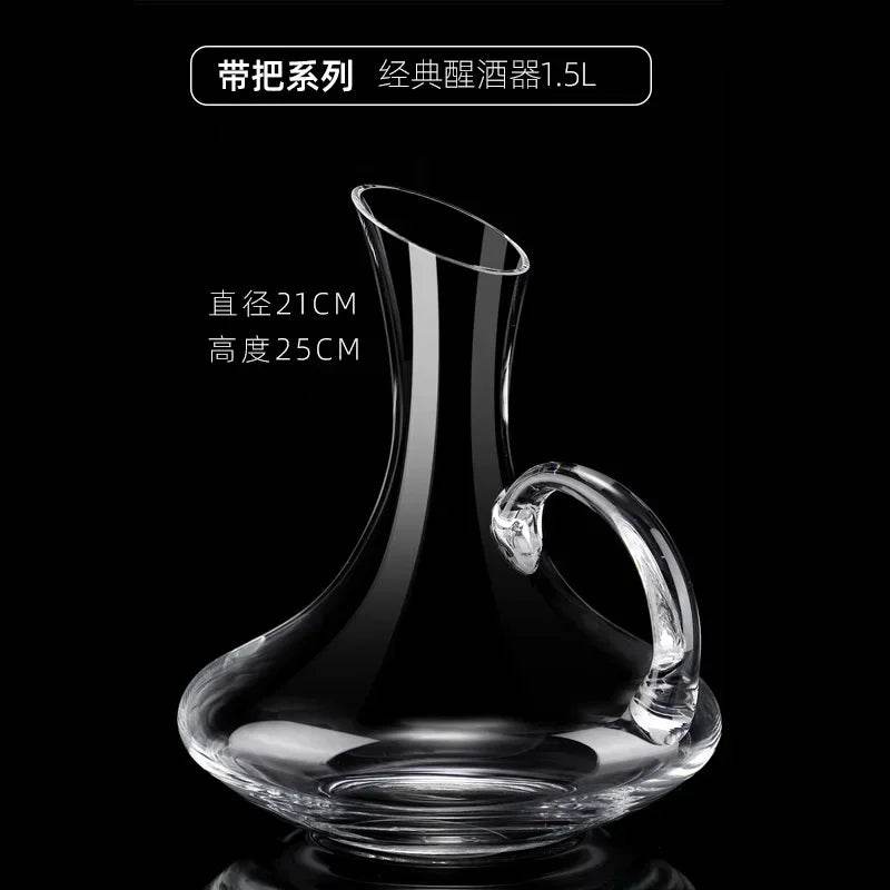 High-grade crystal glass red wine decanter household dispenserEuropean red wine jug wine personality jug set - P12 Hub Europe
