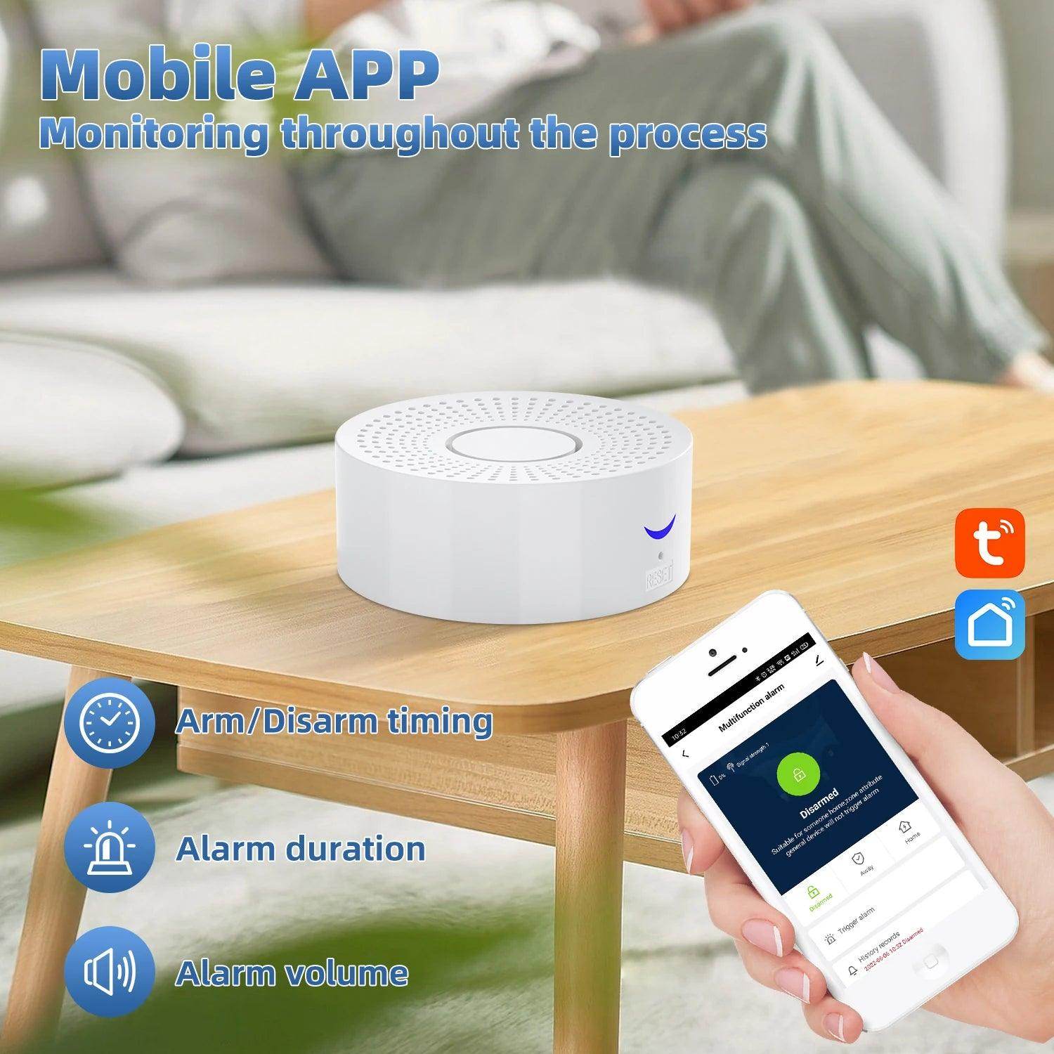 Alarm Smart Home WiFi App Controlled - P12 Hub Europe