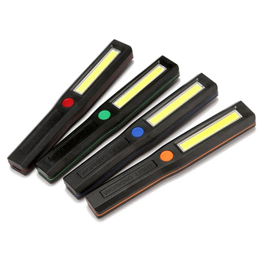 Flashlight Inspection Light Camping Hand Torch Hiking IPX4 Waterproof Replacement Accessories Two-speed Mode COB+LED