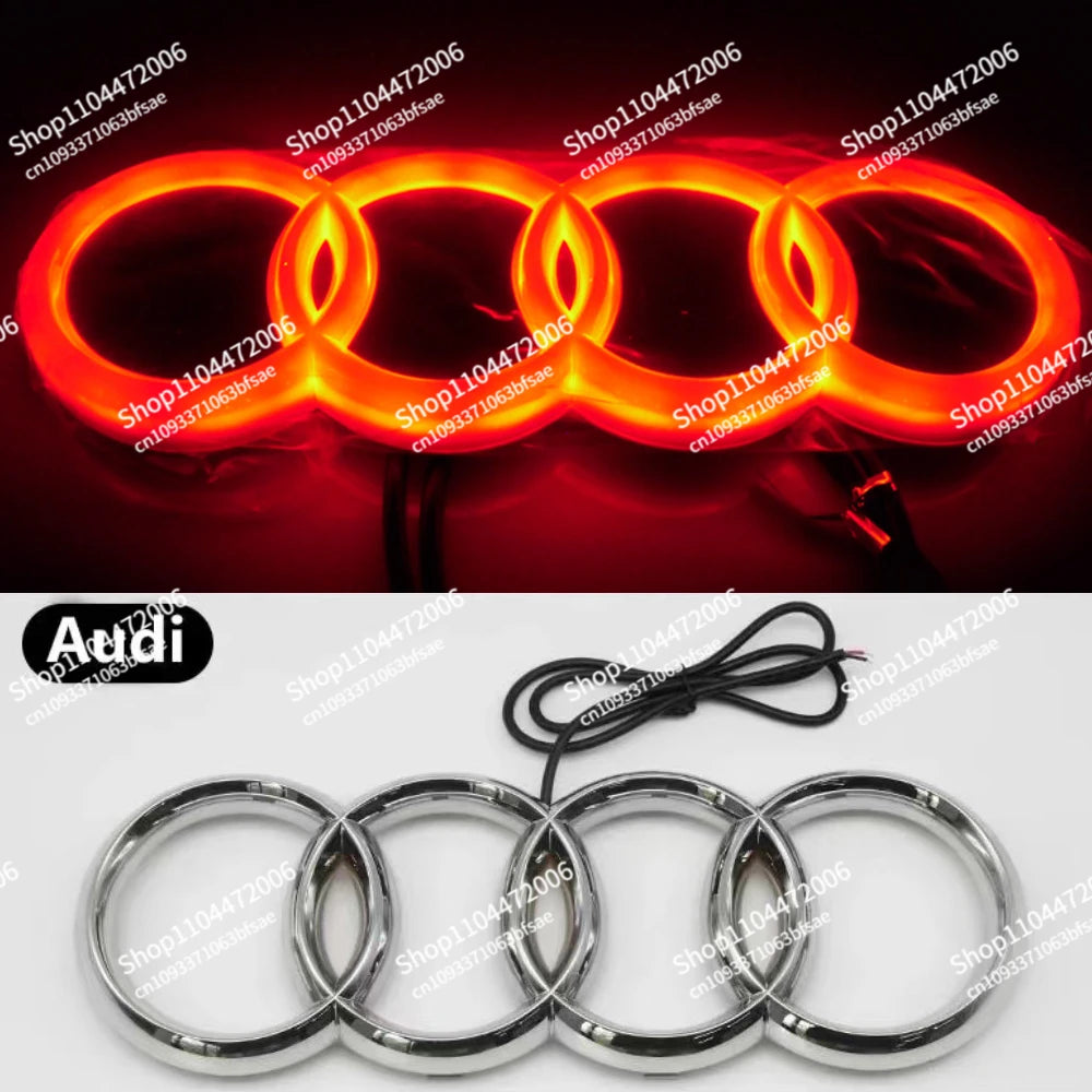 249mm/273mm/285mm Audi Car LED Front Grille Logo Lamp For AUDI A3 A4 A5 A6 A7 A8 S3 S4 S5 S6 S7 Q3 Q5 Q7 TT Static Light
