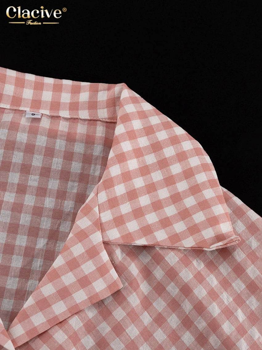 Clacive Stripe Ruffle Shorts Set - P12 Hub Europe